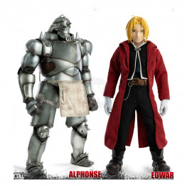 Fullmetal Alchemist: Brotherhood akčná figúrkas 1/6 Alphonse & Edward Elric Twin Pack